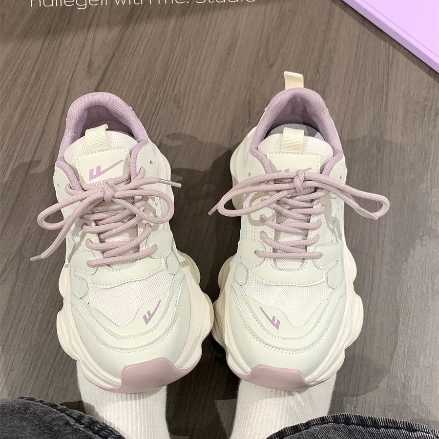 Damen sportliche Sneakers mit atmungsaktiver Mesh-Oberfläche und dämpfender Sohle Heidi Mode - Image 3