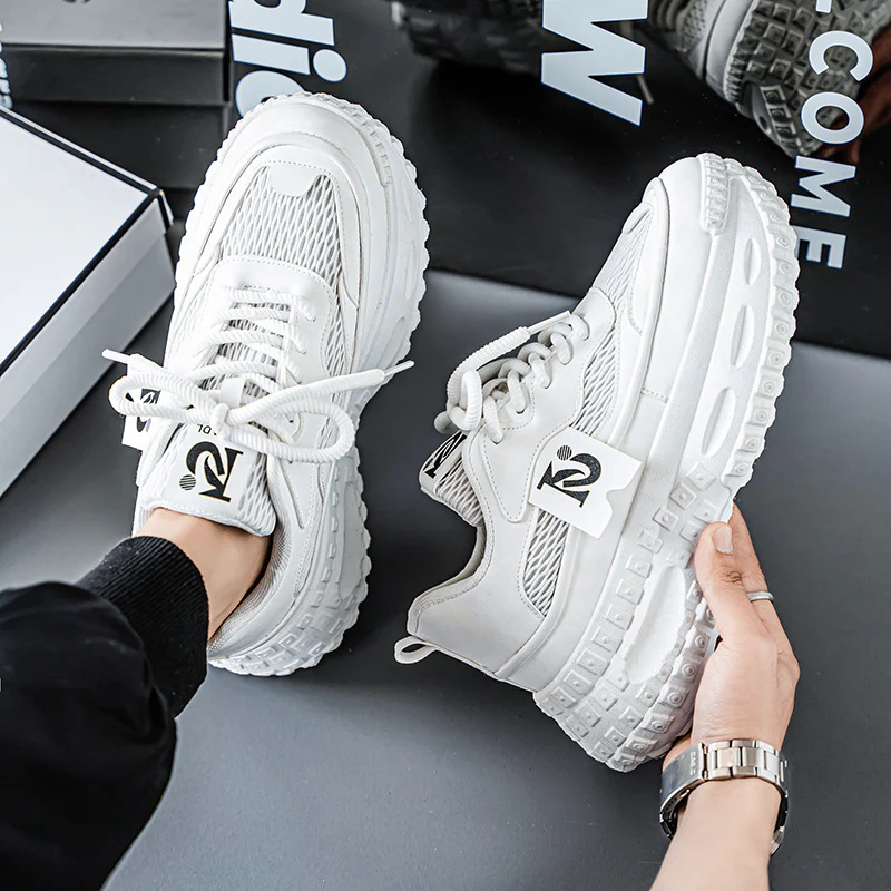 Damen Sportliche Sneakers mit atmungsaktiver Mesh-Oberfläche und dämpfender Sohle Heidi Mode - Image 6