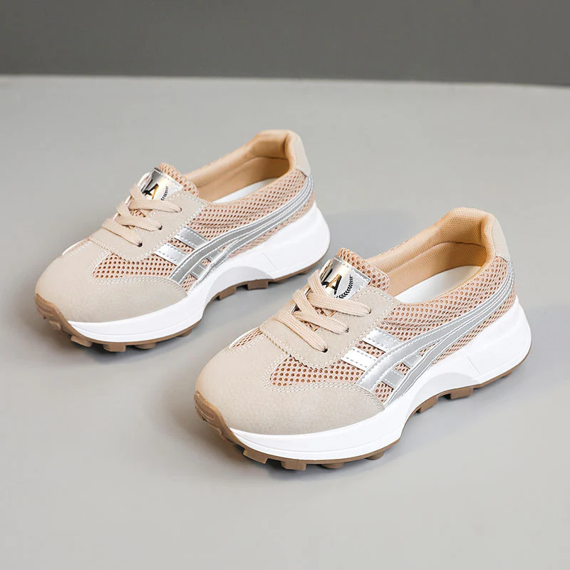 Damen Sportliche Sneakers mit atmungsaktiver Mesh-Oberfläche und dynamischem Sohlenprofil Heidi Mode - Image 2