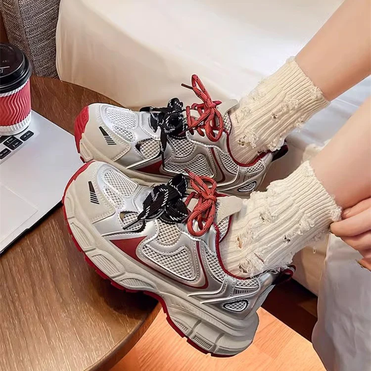 Damen Sportliche Sneakers mit atmungsaktiver Mesh-Oberfläche und federleichtem Dämpfungssystem Heidi Mode - Image 7