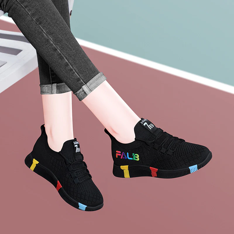 Damen Sportliche Sneakers mit atmungsaktiver Mesh-Oberfläche und flexibler Sohle Heidi Mode - Image 6