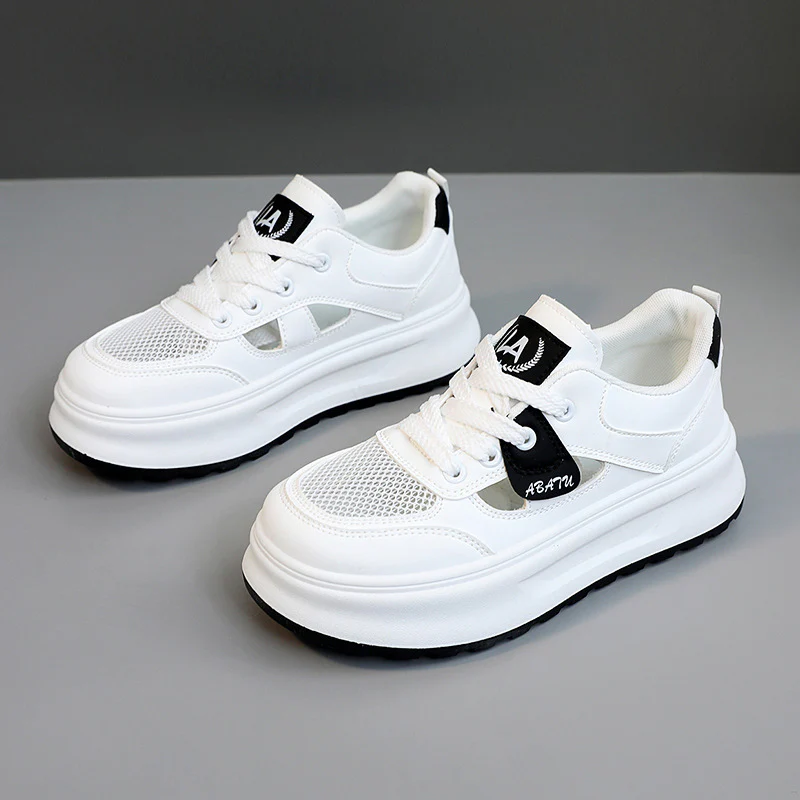 Damen sportliche Sneakers mit atmungsaktiver Mesh-Oberfläche und gepolsterter Sohle Heidi Mode - Image 6