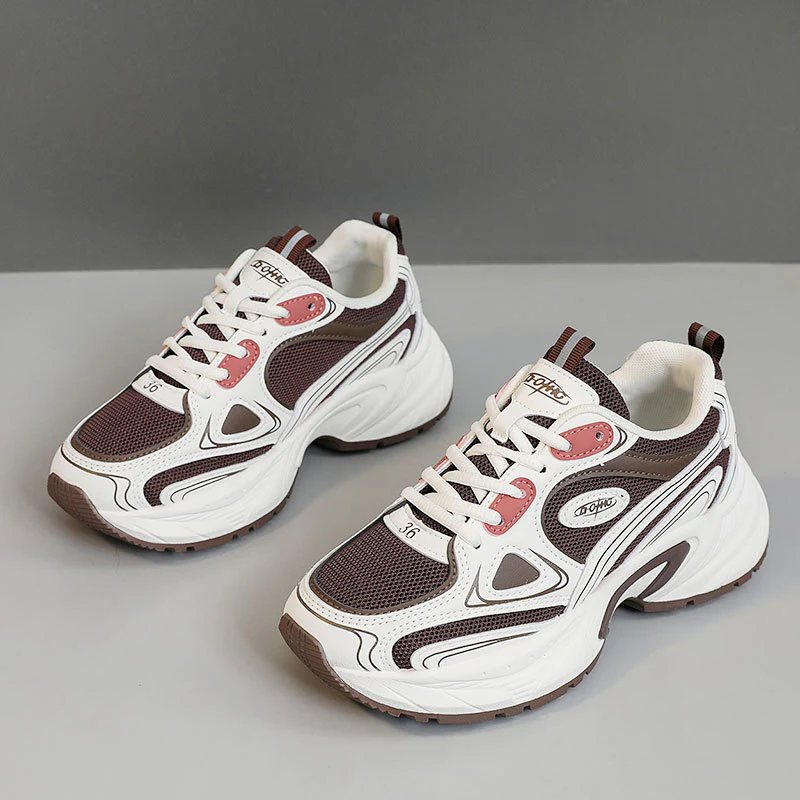 Damen Sportliche Sneakers mit atmungsaktiver Mesh-Oberfläche und gepolsterter Sohle Heidi Mode - Image 6