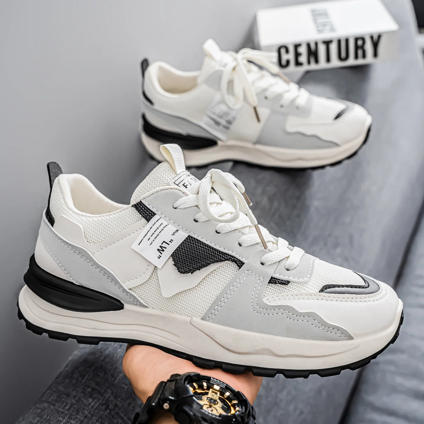 Damen Sportliche Sneakers mit atmungsaktiver Mesh-Oberfläche und innovativem Dämpfungssystem Heidi Mode - Image 4