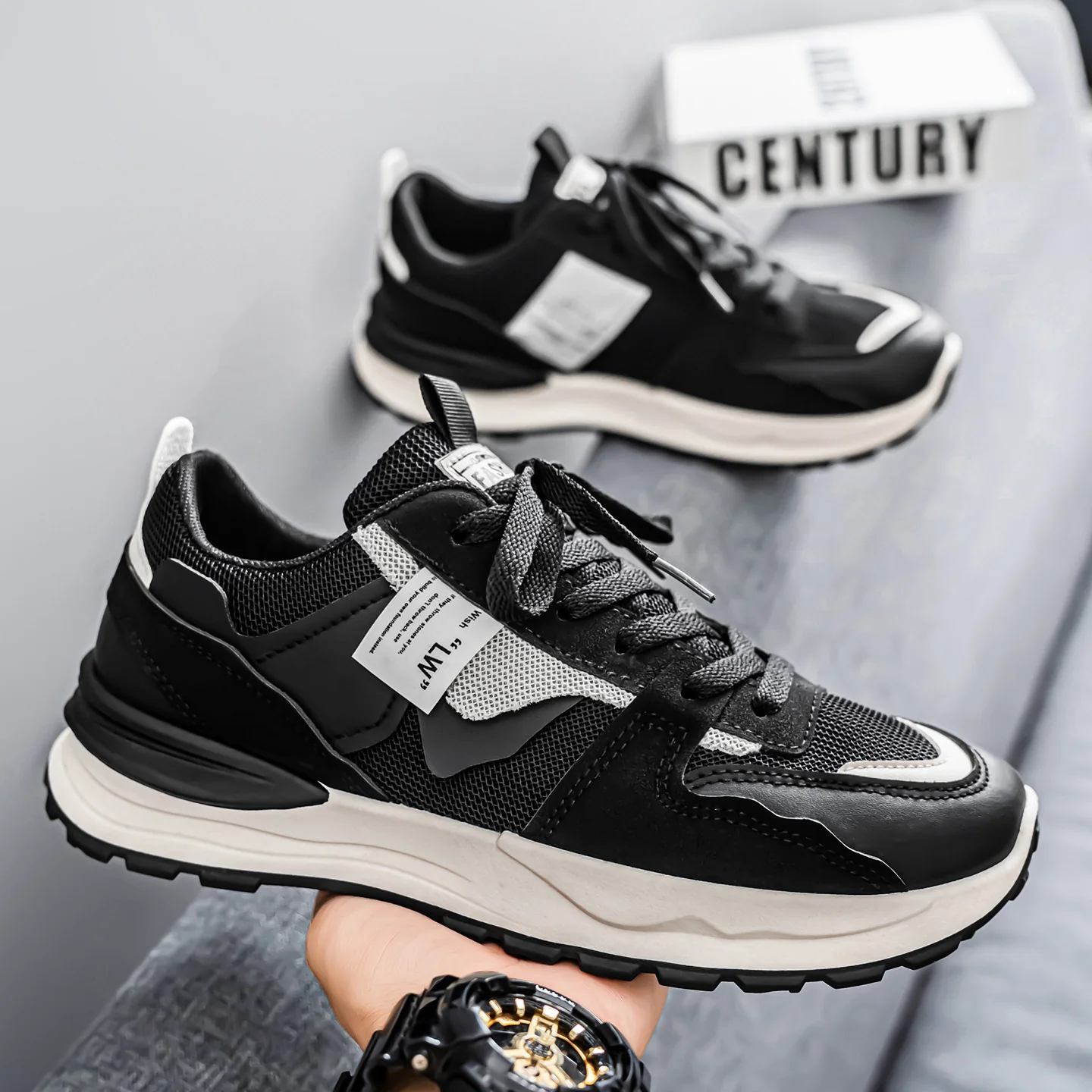 Damen Sportliche Sneakers mit atmungsaktiver Mesh-Oberfläche und innovativem Dämpfungssystem Heidi Mode - Image 6