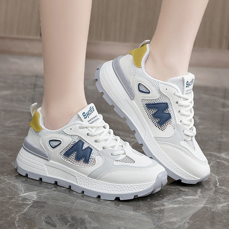 Damen Sportliche Sneakers mit atmungsaktiver Mesh-Oberfläche und maximalem Dämpfungskomfort Heidi Mode - Image 4