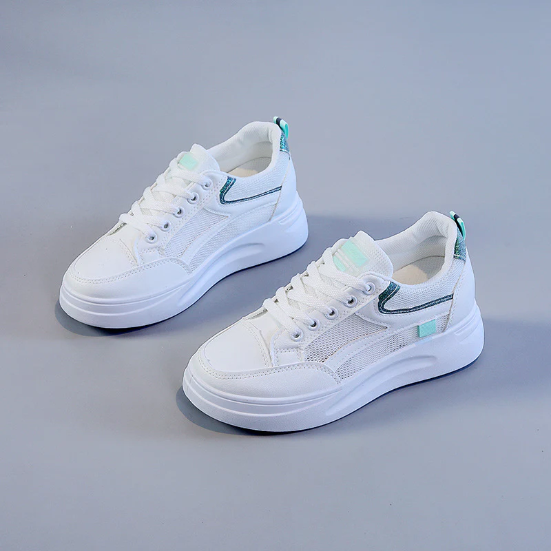 Damen sportliche Sneakers mit atmungsaktiver Mesh-Oberfläche und modischem Design Heidi Mode - Image 7