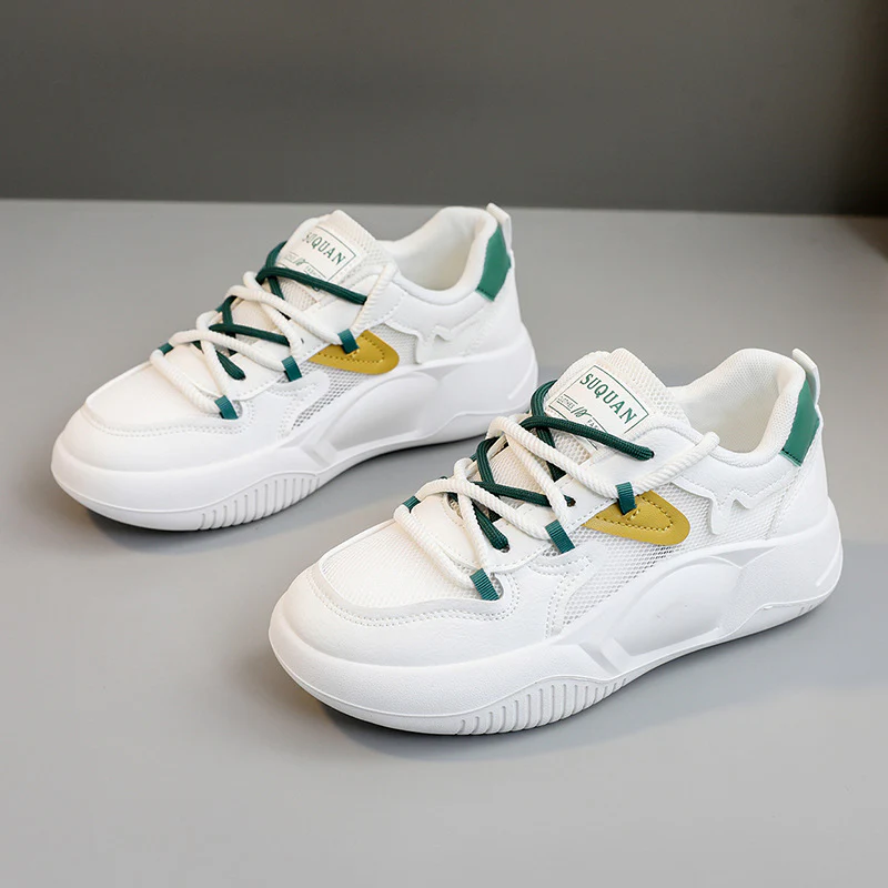 Damen Sportliche Sneakers mit atmungsaktiver Mesh-Oberfläche und robustem Sohlenprofil Heidi Mode - Image 7