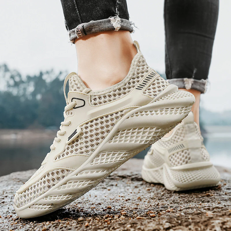 Damen Sportliche Sneakers mit atmungsaktiver Mesh-Oberfläche und rutschfester Sohle Heidi Mode - Image 2