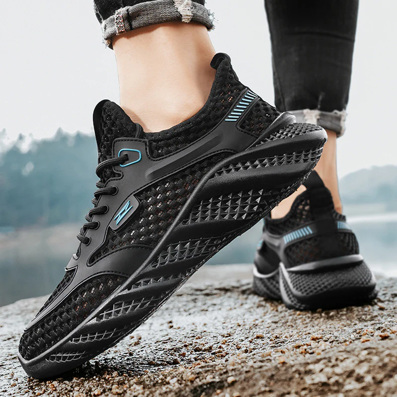 Damen Sportliche Sneakers mit atmungsaktiver Mesh-Oberfläche und rutschfester Sohle Heidi Mode - Image 3