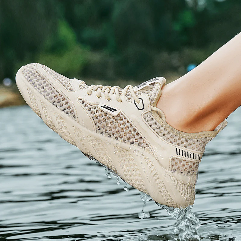 Damen Sportliche Sneakers mit atmungsaktiver Mesh-Oberfläche und rutschfester Sohle Heidi Mode - Image 4