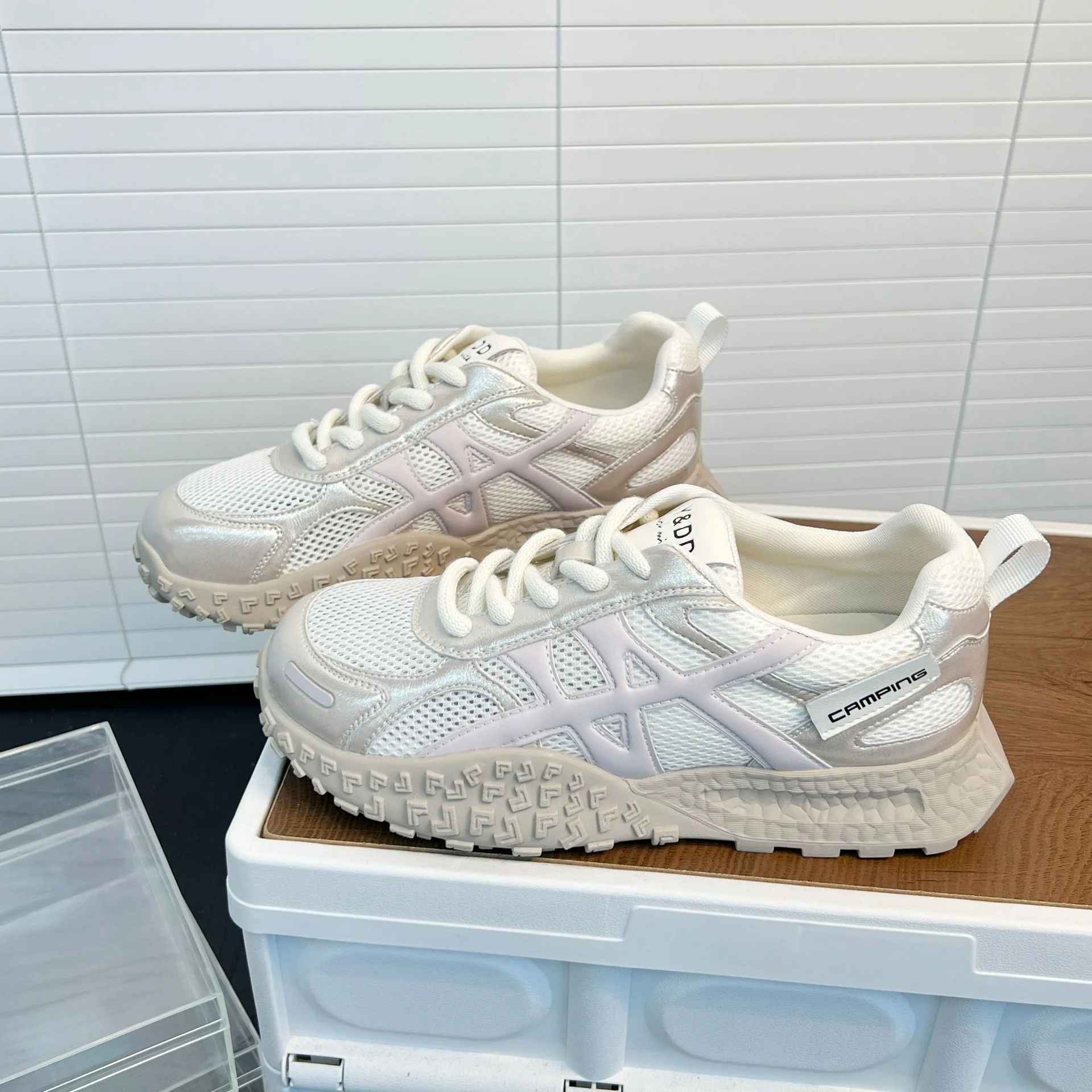 Damen Sportliche Sneakers mit atmungsaktiver Mesh-Oberfläche und rutschfester Sohle Heidi Mode - Image 6