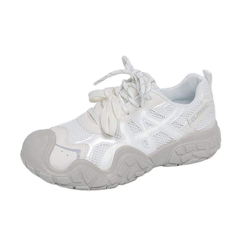 Damen sportliche Sneakers mit atmungsaktiver Mesh-Oberfläche und rutschfester Sohle Heidi Mode - Image 5