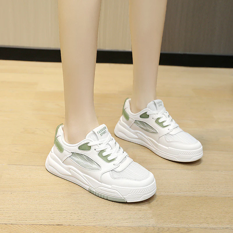 Damen Sportliche Sneakers mit atmungsaktiver Mesh-Oberfläche und stabiler Dämpfung Heidi Mode - Image 3