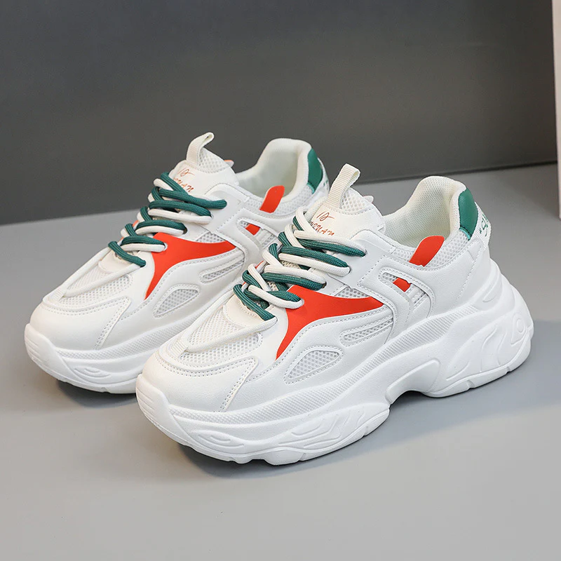 Damen Sportliche Sneakers mit atmungsaktiver Mesh-Oberfläche und stabiler Sohle Heidi Mode - Image 2