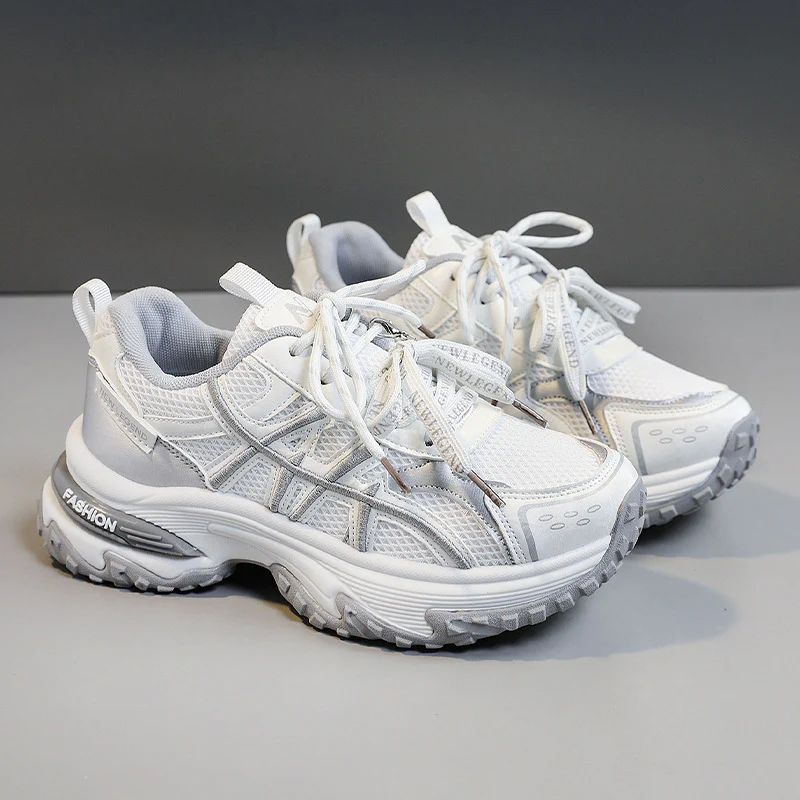 Damen Sportliche Sneakers mit atmungsaktiver Mesh-Oberfläche und stoßdämpfendem Fußbett Heidi Mode - Image 2