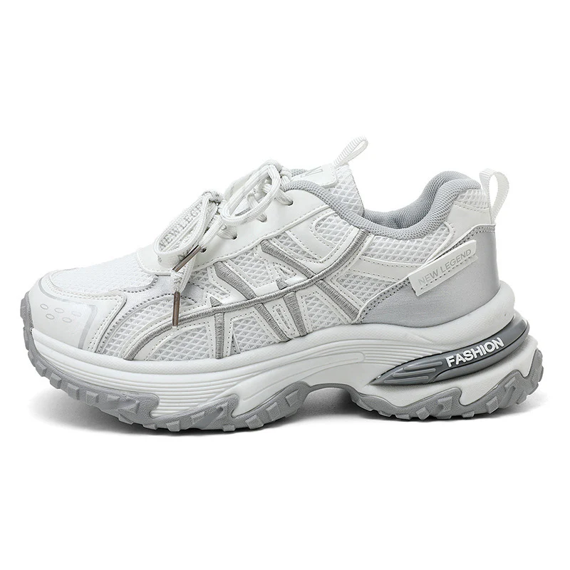 Damen Sportliche Sneakers mit atmungsaktiver Mesh-Oberfläche und stoßdämpfendem Fußbett Heidi Mode - Image 5