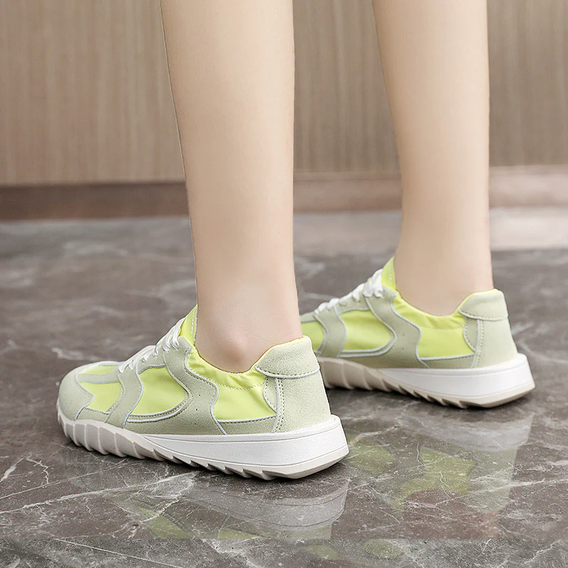 Damen Sportliche Sneakers mit atmungsaktiver Mesh-Oberfläche und stoßdämpfendem Profil Heidi Mode - Image 3