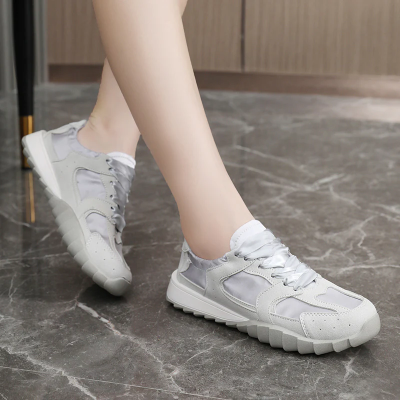 Damen Sportliche Sneakers mit atmungsaktiver Mesh-Oberfläche und stoßdämpfendem Profil Heidi Mode - Image 4