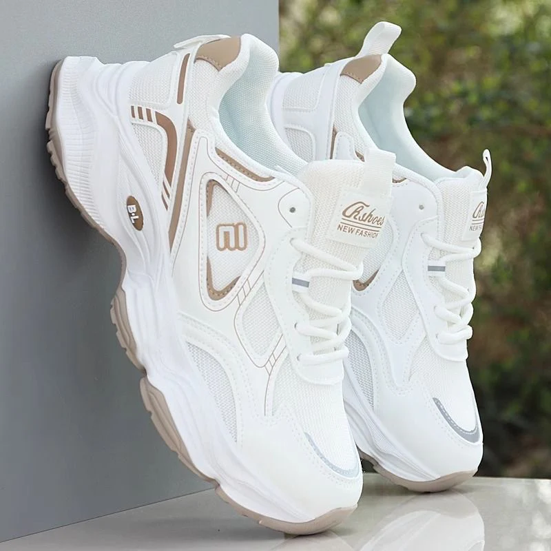 Damen Sportliche Sneakers mit atmungsaktiver Mesh-Oberfläche und stoßdämpfendem Sohlenprofil Heidi Mode - Image 2