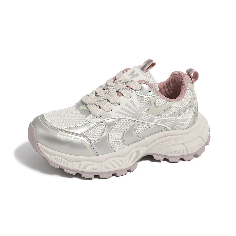 Damen Sportliche Sneakers mit atmungsaktiver Mesh-Oberfläche und stoßdämpfender Sohle Heidi Mode - Image 6