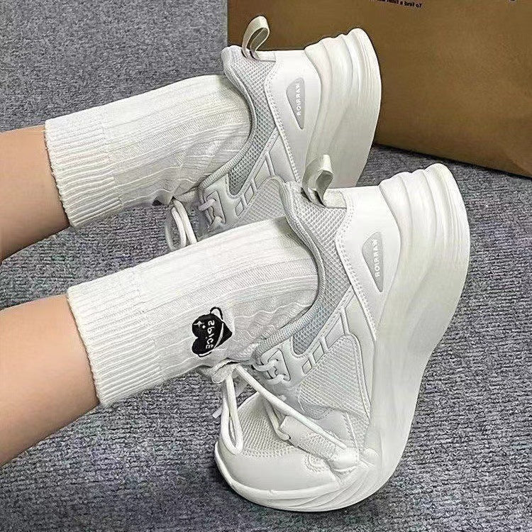 Damen Sportliche Sneakers mit atmungsaktiver Mesh-Oberfläche und stoßdämpfender Sohle Heidi Mode - Image 4
