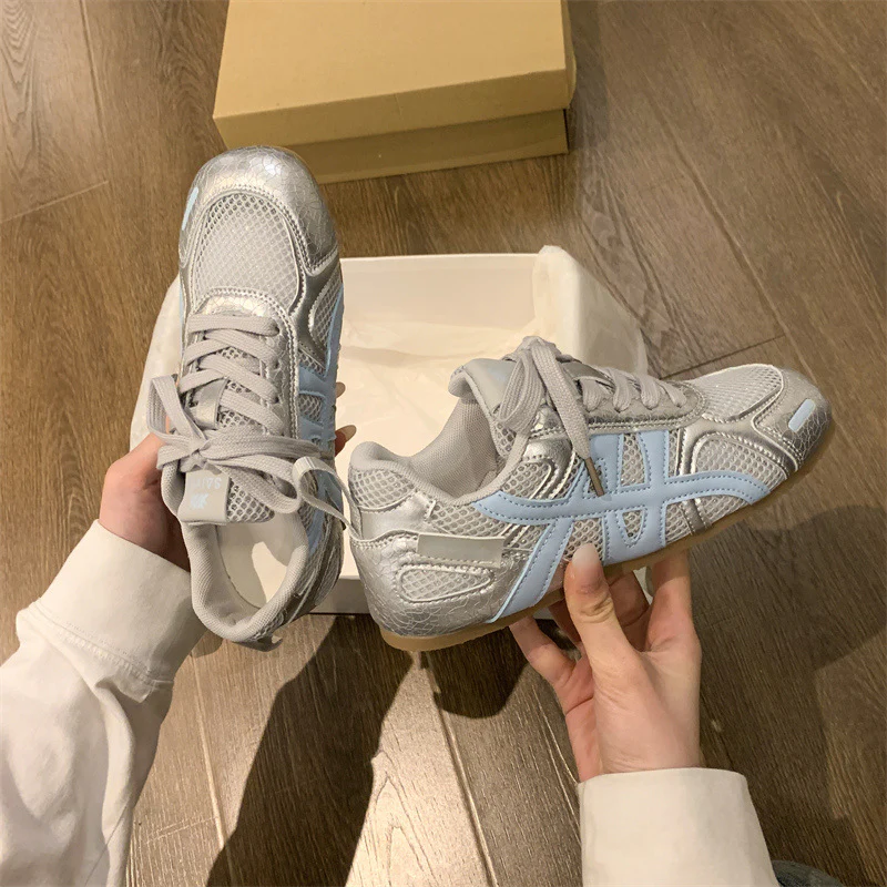 Damen Sportliche Sneakers mit atmungsaktiver Mesh-Oberfläche und stoßdämpfender Sohle Heidi Mode - Image 8
