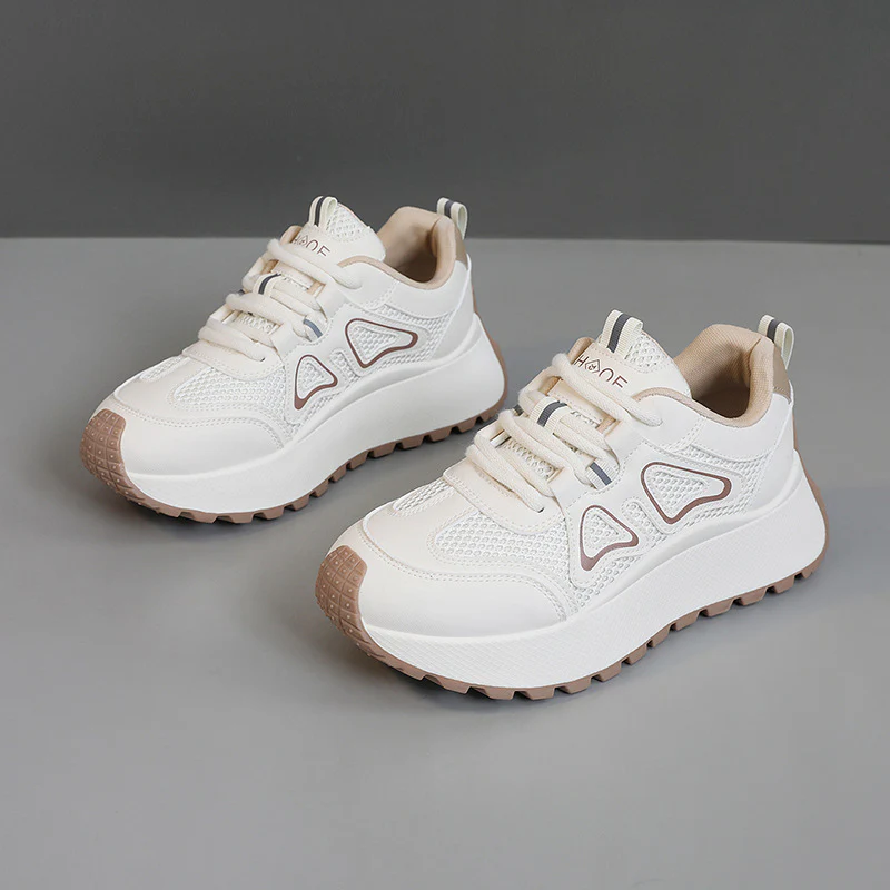 Damen Sportliche Sneakers mit atmungsaktiver Mesh-Oberfläche und stoßdämpfender Sohle Heidi Mode - Image 6