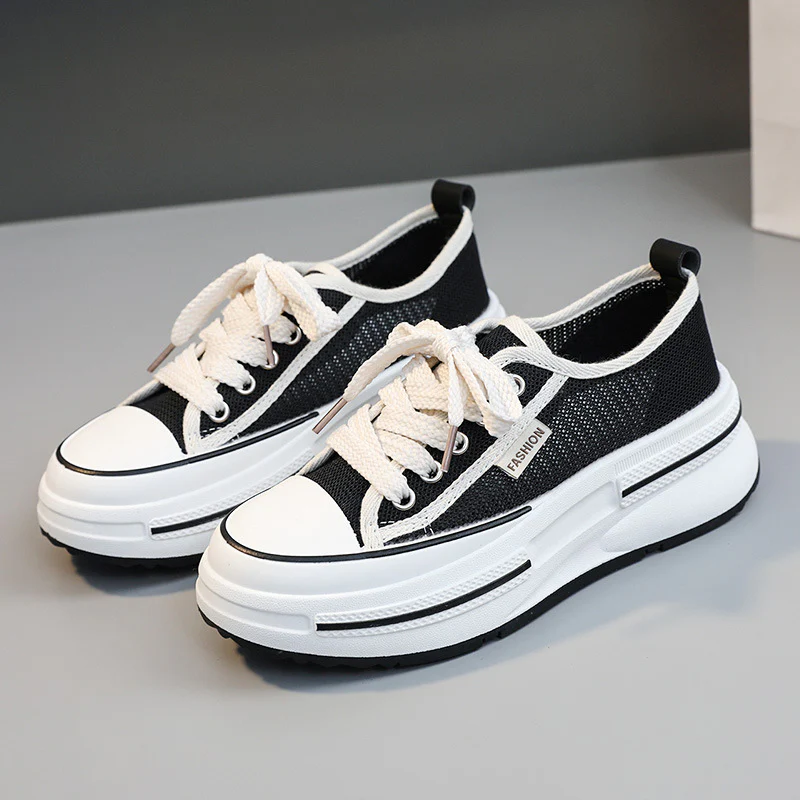 Damen Sportliche Sneakers mit atmungsaktiver Mesh-Oberfläche und trendigem Design Heidi Mode - Image 6