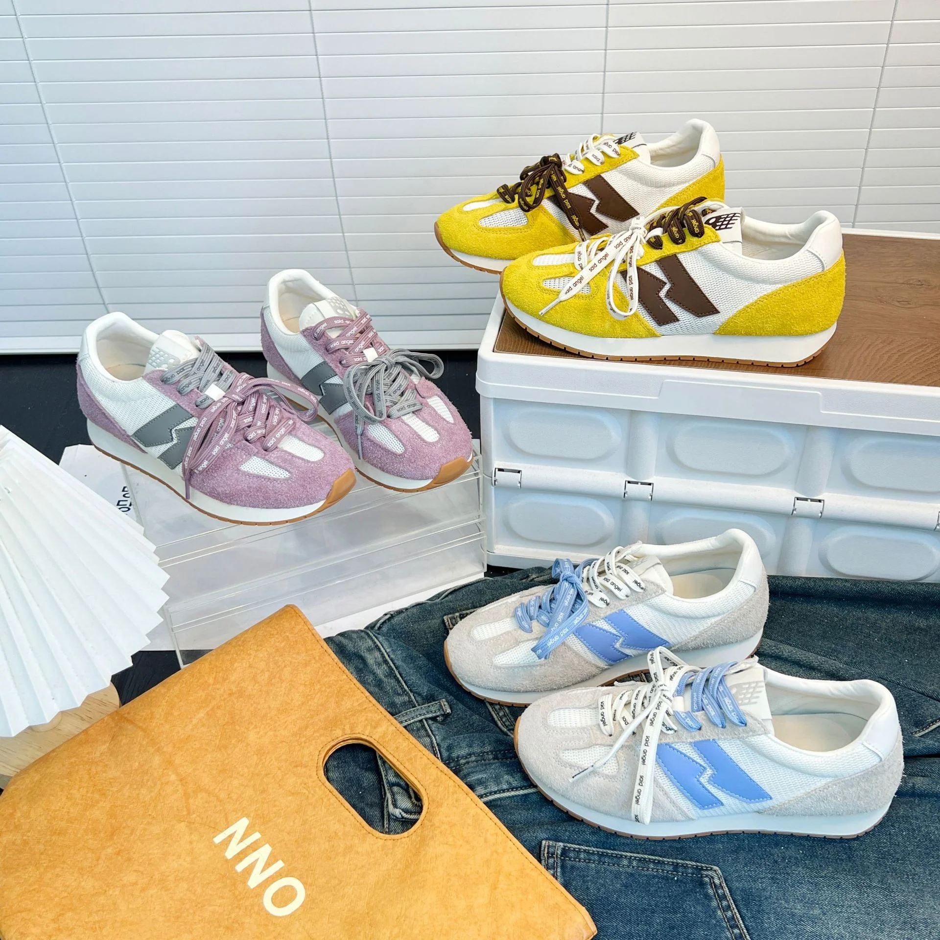 Damen Sportliche Sneakers mit atmungsaktiver Mesh-Oberfläche und weichem Futter Heidi Mode - Image 4