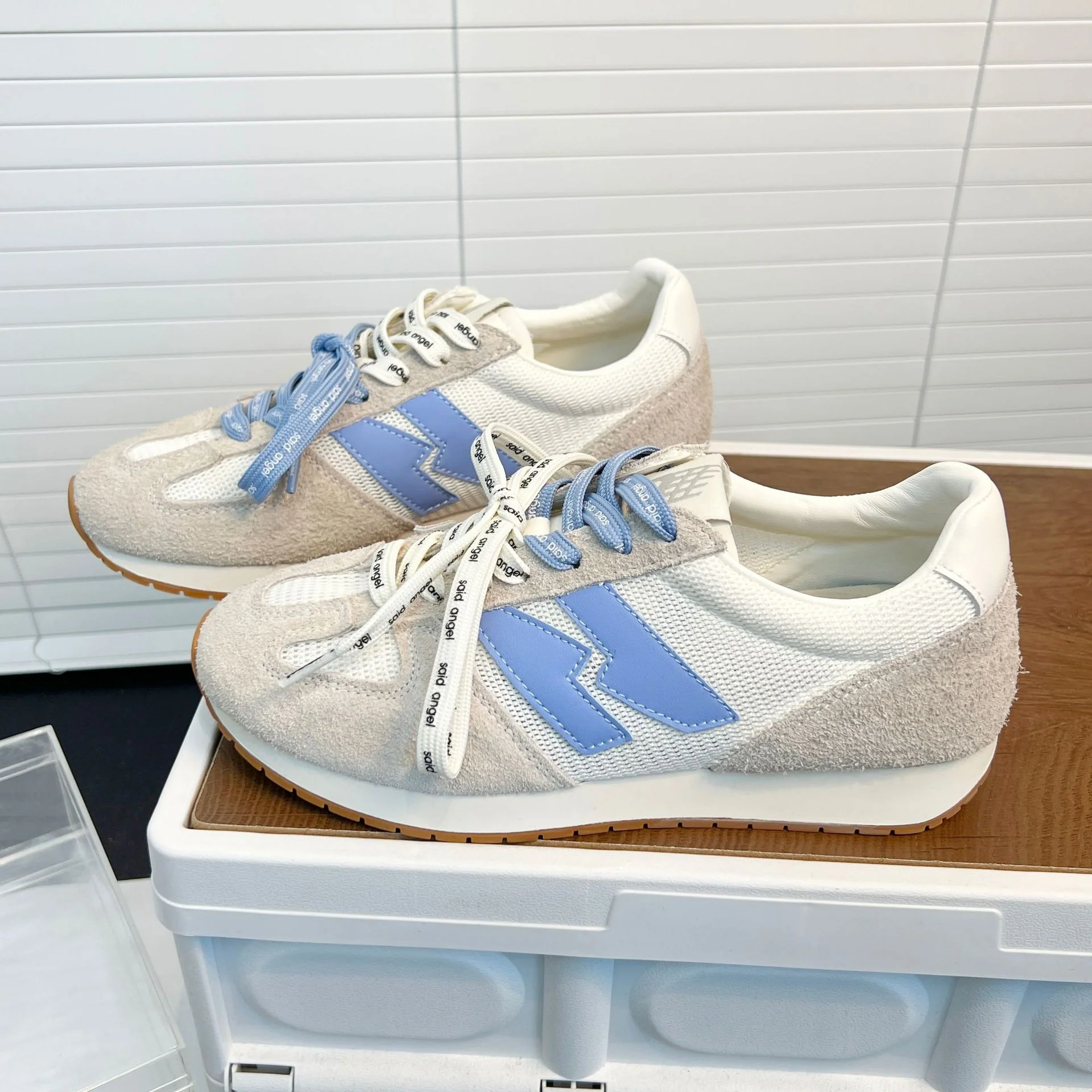 Damen Sportliche Sneakers mit atmungsaktiver Mesh-Oberfläche und weichem Futter Heidi Mode - Image 7