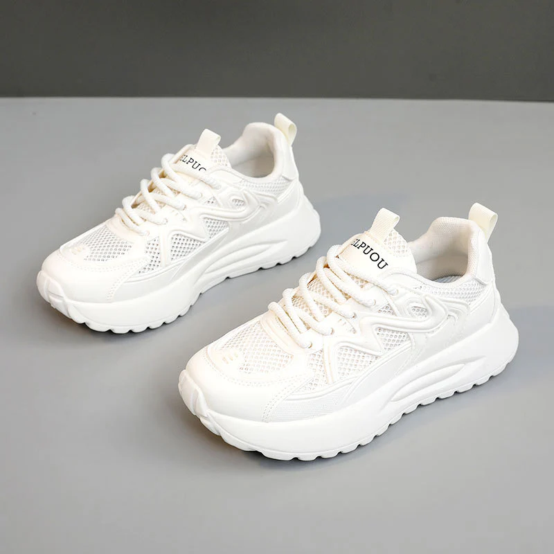 Damen Sportliche Sneakers mit atmungsaktiver Mesh-Struktur und gepolsterter Sohle Heidi Mode - Image 6