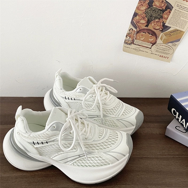 Damen Sportliche Sneakers mit atmungsaktiver Mesh-Struktur und stoßdämpfender Sohle Heidi Mode - Image 7