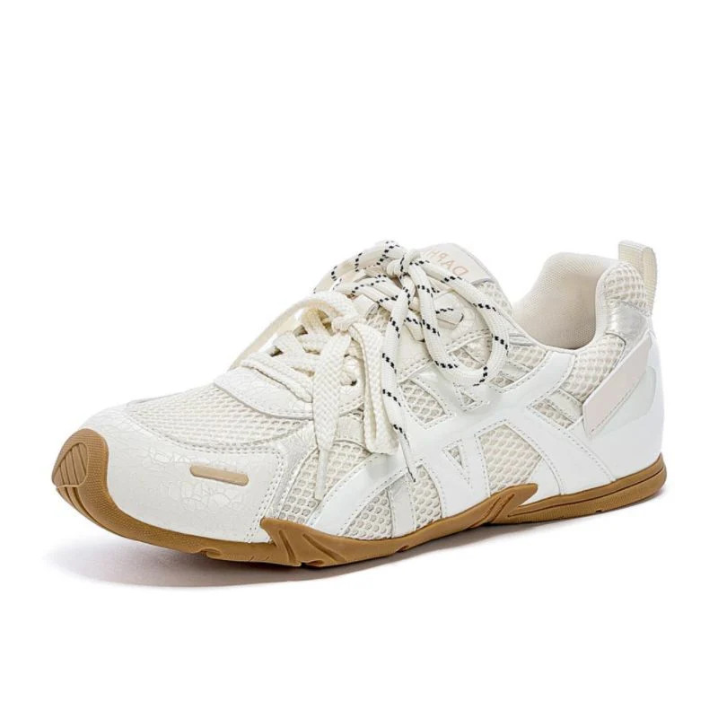 Damen Sportliche Sneakers mit atmungsaktiver Netzstruktur und reflektierenden Akzenten Heidi Mode - Image 7
