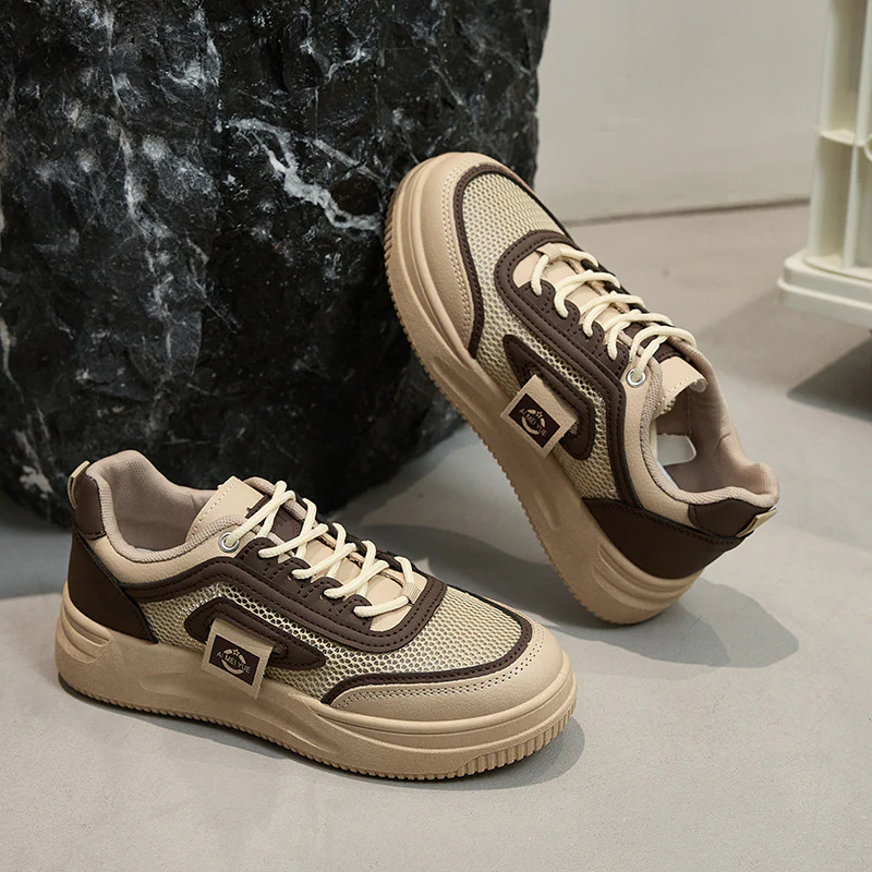 Damen Sportliche Sneakers mit atmungsaktiver Netzstruktur und robustem Sohlendesign Heidi Mode - Image 2