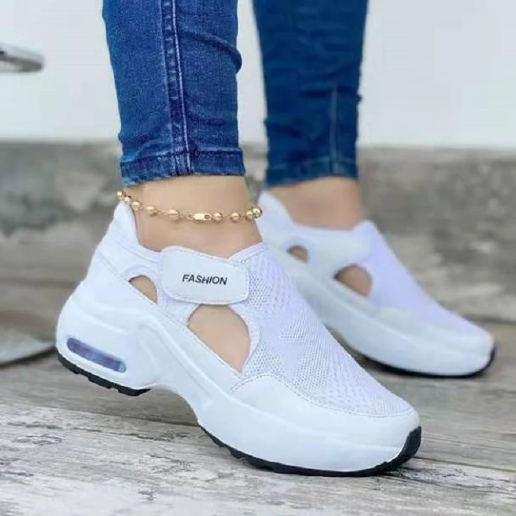 Damen Sportliche Sneakers mit atmungsaktiver Netzstruktur und rutschfester Sohle Heidi Mode - Image 7