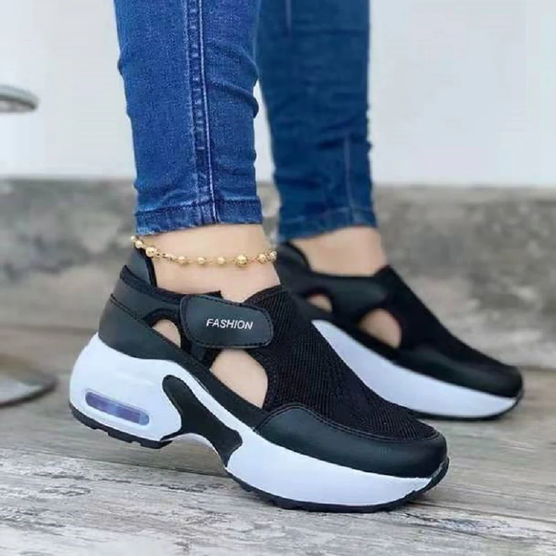 Damen Sportliche Sneakers mit atmungsaktiver Netzstruktur und rutschfester Sohle Heidi Mode - Image 8
