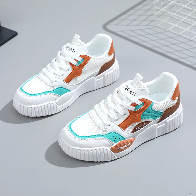 Damen Sportliche Sneakers mit atmungsaktiver Oberfläche und dämpfendem Sohlenprofil Heidi Mode - Image 2