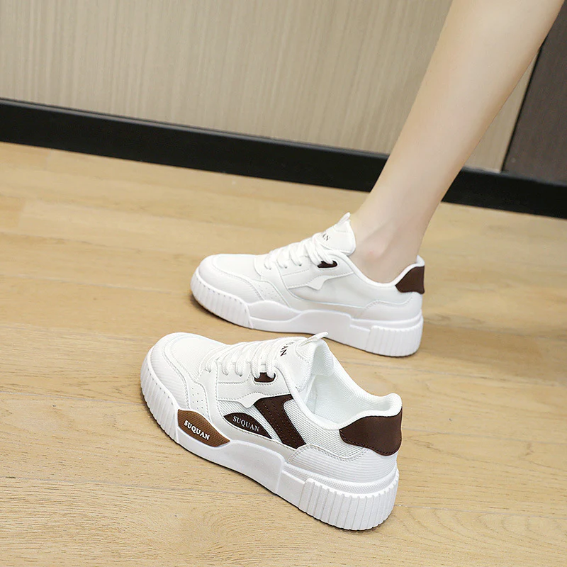 Damen Sportliche Sneakers mit atmungsaktiver Oberfläche und dämpfendem Sohlenprofil Heidi Mode - Image 3