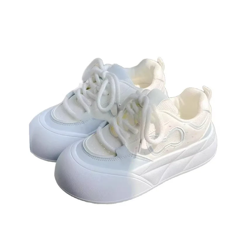 Damen Sportliche Sneakers mit atmungsaktiver Oberflächenstruktur und dämpfender Sohle Heidi Mode - Image 5