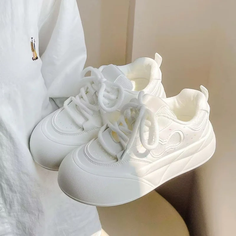 Damen Sportliche Sneakers mit atmungsaktiver Oberflächenstruktur und dämpfender Sohle Heidi Mode - Image 8