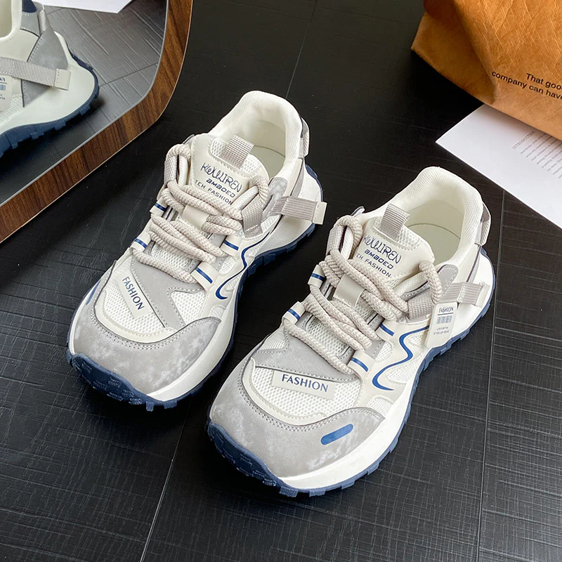 Damen Sportliche Sneakers mit atmungsaktiver Oberflächenstruktur und flexiblem Sohlenprofil Heidi Mode - Image 6