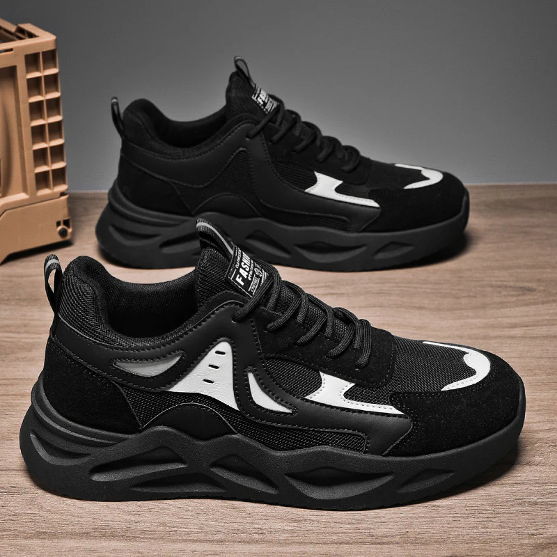 Damen Sportliche Sneakers mit atmungsaktiver Oberflächenstruktur und robustem Sohlenprofil Heidi Mode - Image 3