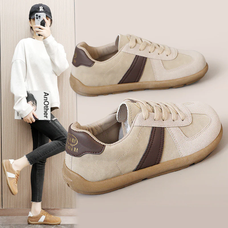 Damen Sportliche Sneakers mit atmungsaktiver Oberflächenstruktur und rutschfester Sohle Heidi Mode - Image 2