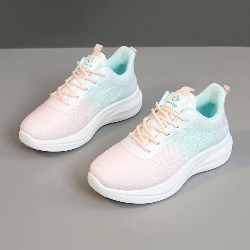 Damen Sportliche Sneakers mit atmungsaktiver Obermaterialstruktur und dämpfendem Laufprofil Heidi Mode - Image 2