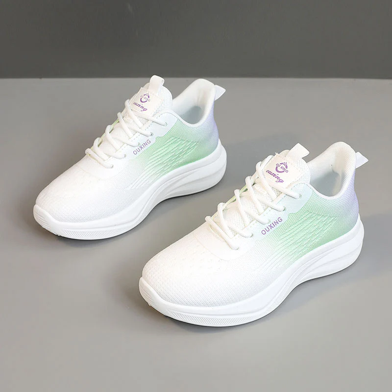 Damen Sportliche Sneakers mit atmungsaktiver Obermaterialstruktur und dämpfendem Laufprofil Heidi Mode - Image 6