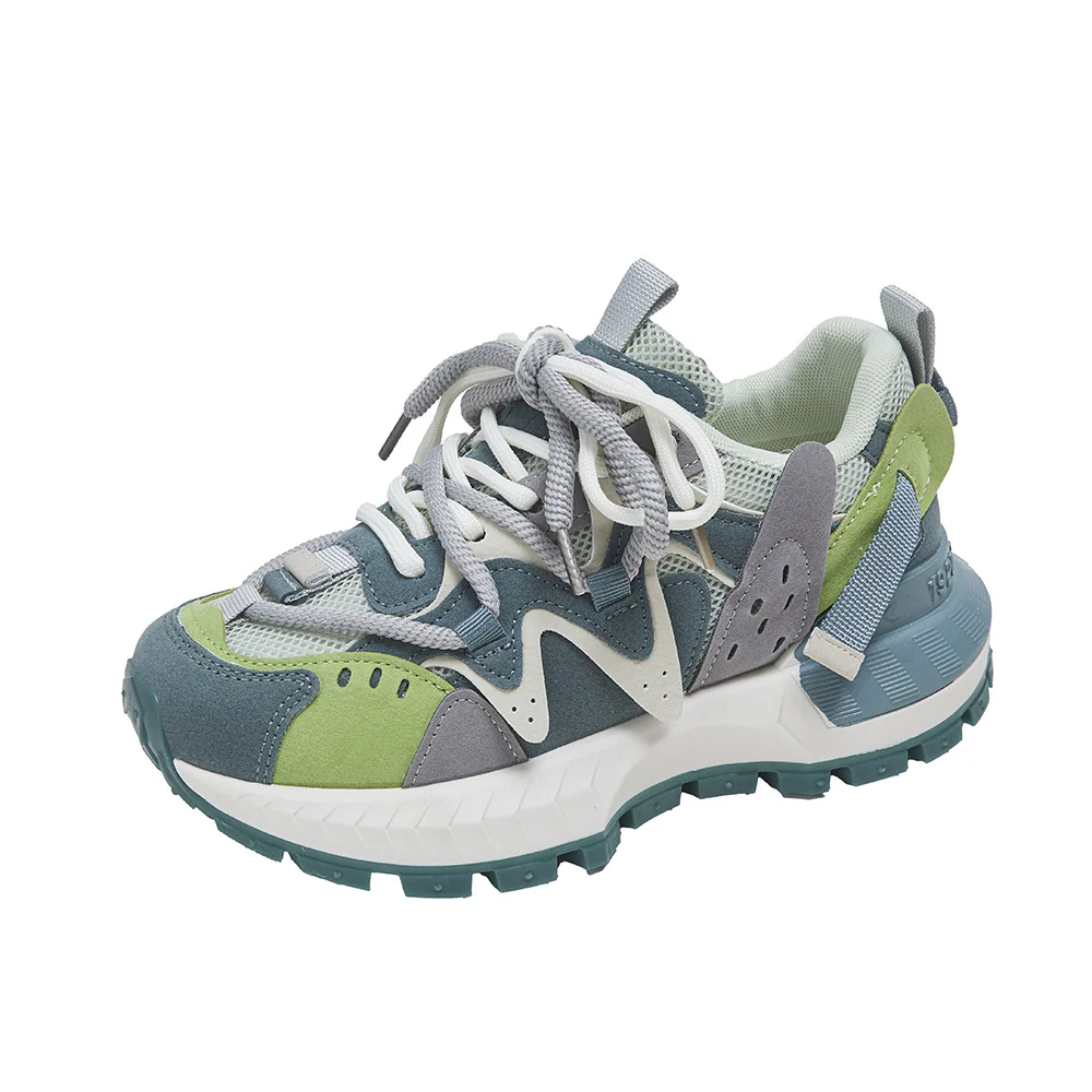 Damen sportliche Sneakers mit atmungsaktiver Obermaterialstruktur und rutschfester Sohle Heidi Mode - Image 5