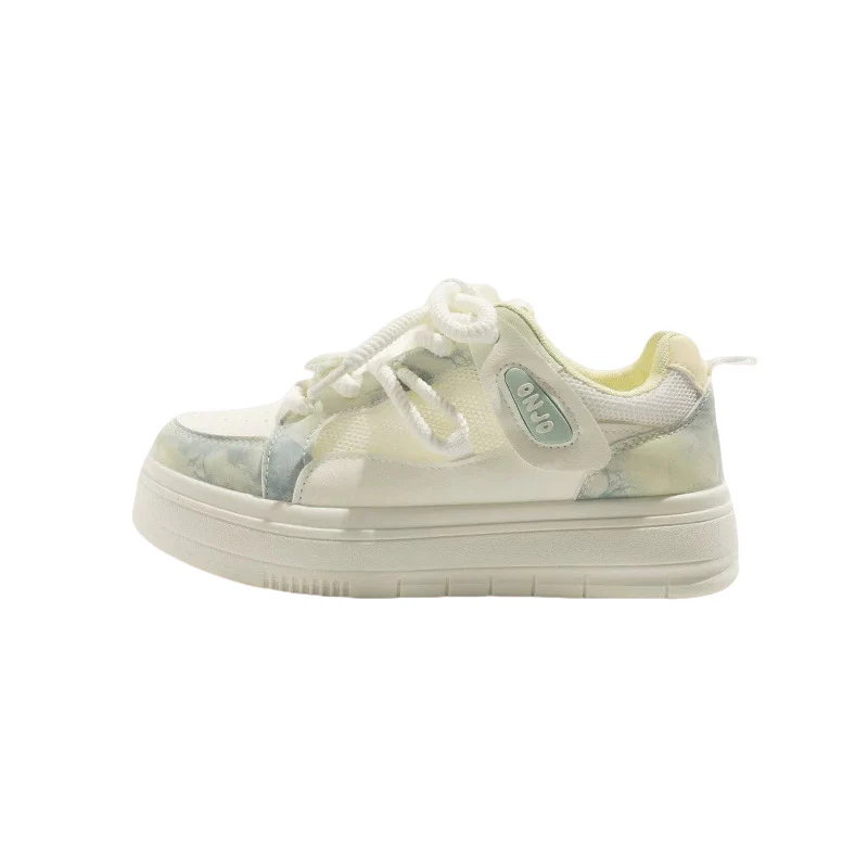 Damen Sportliche Sneakers mit buntem Pudding-Design und extra bequemer Dämpfung Heidi Mode - Image 5