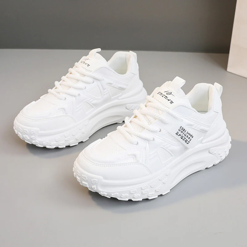 Damen sportliche Sneakers mit dämpfendem Sohlenprofil und atmungsaktiver Mesh-Oberfläche Heidi Mode - Image 6