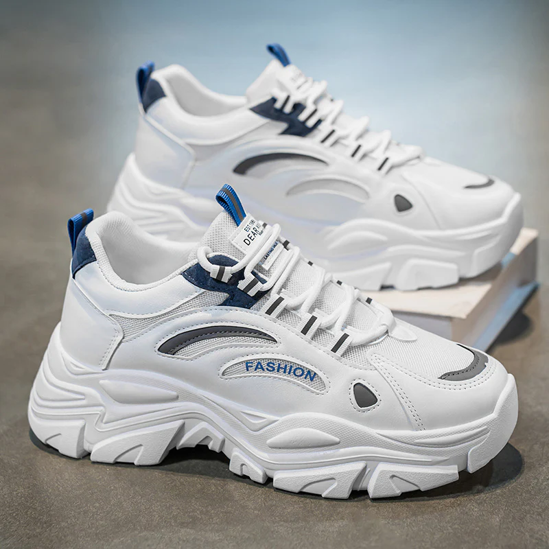 Damen Sportliche Sneakers mit dämpfendem Sohlenprofil und atmungsaktiver Oberflächenstruktur Heidi Mode - Image 4